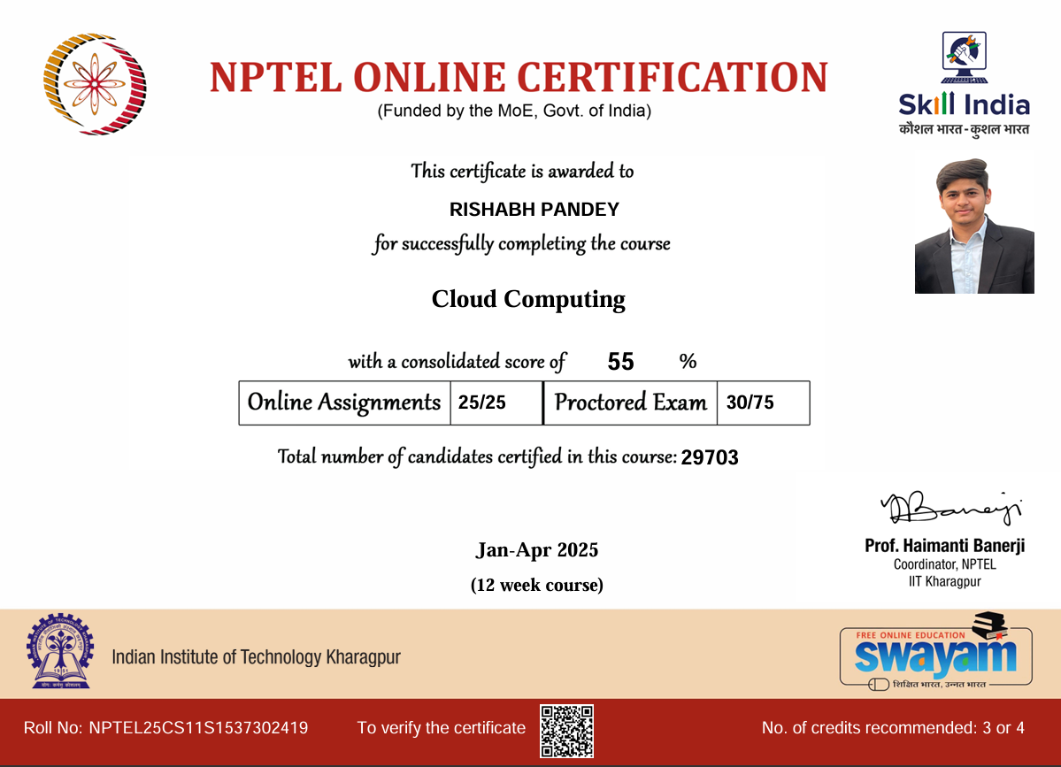 Cloud Computing Certification Certificate