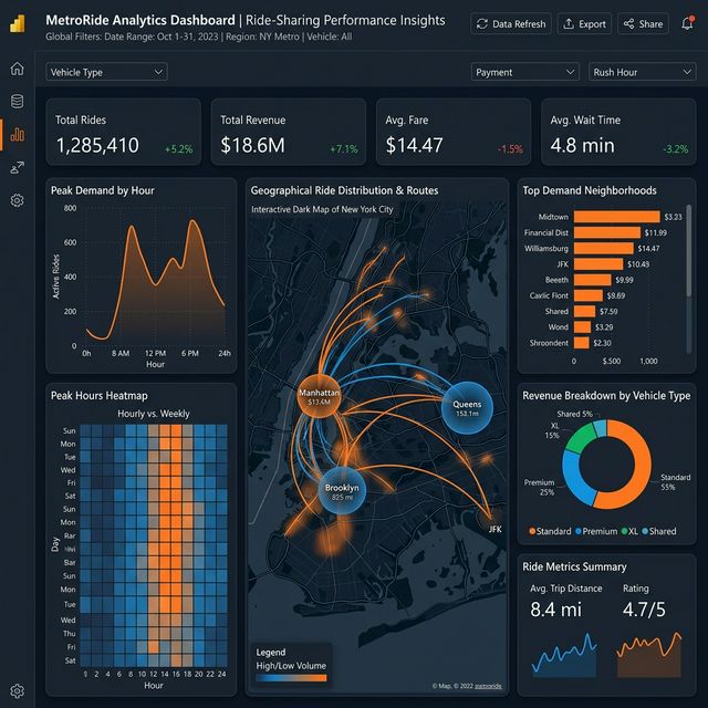 Uber Ride Analytics Dashboard